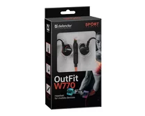 Наушники Defender OutFit W770 черный+оранжевый