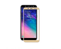 Защ. стекло Samsung A6/J6 3D Full золотое