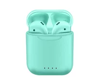 Bluetooth  стереогарнитура i88 бирюзовая