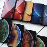 Чехол iPhone XR Wallpapers 2018 стекло в ассортименте