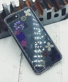 Чехол iPhone 7/8 Plus Гелевые цветы в ассортименте