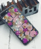 Чехол iPhone 7/8 Plus Гелевые цветы в ассортименте