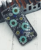 Чехол iPhone 7/8 Plus Гелевые цветы в ассортименте