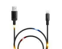 Кабель McDodo CA-5841 Lightning - USB X series music cable 1м черны