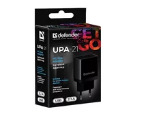 СЗУ-1USB Defender UPA-21, 5V/2.1А, черный