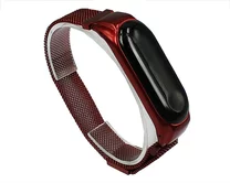 Ремешок Xiaomi Mi Band 3/4 Milanese Loop красный #7