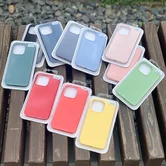 Чехол iPhone 6/6S Liquid Silicone FULL (розовый песок)