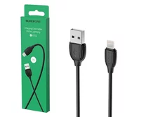 Кабель Borofone BX19 Lightning - USB черный, 1м