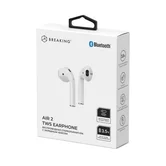 Беспроводная стереогарнитура TWS Breaking Air 2, Bluetooth 5.0 (Белый)