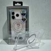 Чехол iPhone 17 Pro Max Njoyny N154 Ring MagSafe (прозрачный)
