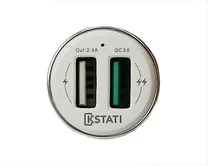 АЗУ-2USB Kstati CC-37 QC 3.0 + 2.4A белый