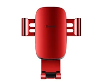 Авт. держатель Baseus Metal Age Gravity Car Mount красный