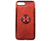 Чехол iPhone 7/8 Plus Shine&Ring (красный)