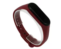 Ремешок Xiaomi Mi Band 3/4 силиконовый красное вино #16