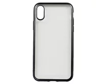 УДАЛИТЬЧехол iPhone X/XS Матовый (черный край)