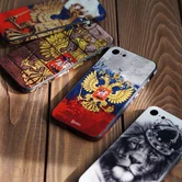 Чехол iPhone 6/6S KSTATI Glass Russia в ассортименте