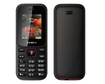 Телефон Texet TM-128 черный/красный