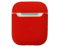 Чехол AirPods 1/2 Silicone Case (#11 Red)