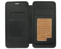 Чехол-книжка Soft-Touch универсальный с клеем  6.0-6.5'' (черный)