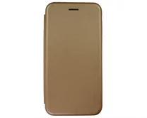 Чехол книжка Samsung A50/A30s/A50s Flip SoftTouch (золотой)