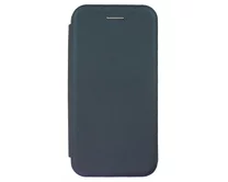 Чехол книжка iPhone 6/6S Flip SoftTouch (темно-синий)
