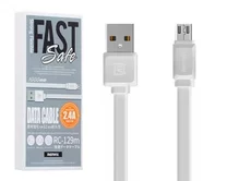 Кабель Remax RC-129m microUSB - USB белый