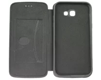 Чехол книжка Samsung A720F A7 2017 Flip SoftTouch (черный)