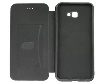Чехол книжка Samsung J415F J4+ 2018 Flip SoftTouch (черный)