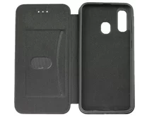 Чехол книжка Samsung A405F A40 2019 Flip SoftTouch (черный)