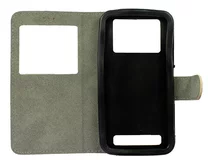 Чехол-книжка универсальный с экраном XL 4.9-5.2 (золотой)
