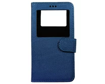 Чехол-книжка универсальный с экраном XL 4.9-5.2 (синий)