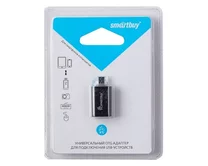 OTG Micro USB - USB Smartbuy, черный