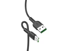 Кабель Hoco X33 micro - USB 4A черный, 1м