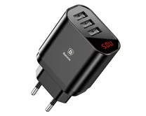 СЗУ-3USB Baseus Mirror Lake 3,4A черный