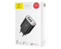 СЗУ-3USB Baseus Mirror Lake 3,4A черный