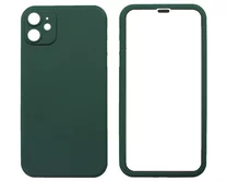 Защита 360 iPhone 11 темно-зеленая