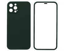 Защита 360 iPhone 12 Pro темно-зеленая