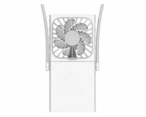Портативный вентилятор  ZMI Hanging Neck Folding Fan