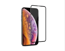 Защ. стекло iPhone X/XS/11 Pro 3D (тех упак) черное