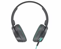 Наушники проводные Skullcandy RIFF ON-EAR W/TAP TECH, серо-бирюзовые