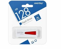 USB Flash 3.0 SmartBuy IRON 128GB (белый/красный)