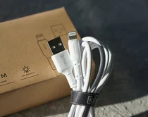 Кабель Kstati KS-013 Lightning - USB белый, 1м