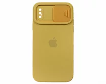 Чехол iPhone X/XS Protect Cam (желтый)