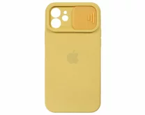 Чехол iPhone 12 Protect Cam (желтый)