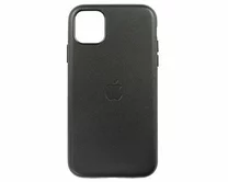 Чехол iPhone 11 Leather hi-copy (черный)