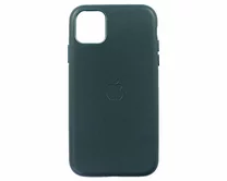Чехол iPhone 11 Leather hi-copy (синий)