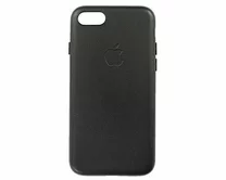 Чехол iPhone 7/8/SE 2020/SE 2022 Leather hi-copy (черный)
