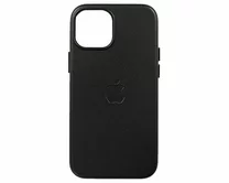 Чехол iPhone 12 Mini Leather hi-copy (черный)