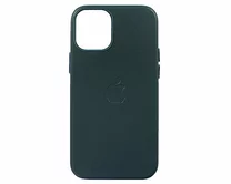 Чехол iPhone 12 Mini Leather hi-copy (синий)