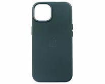 Чехол iPhone 14 Leather hi-copy (синий)